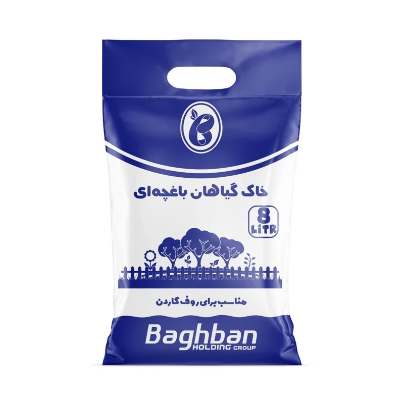 خرید خاک آماده باغچه و روف گاردن باغبان 8لیتر، ترکیب رس، ماسه، کود دامی و کمپوست