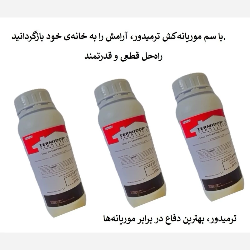 نابودی موریانه‌ها با بهترین سم ترمیدور
